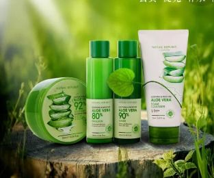 自然乐园化妆品 产品与店铺装修的视觉魅力